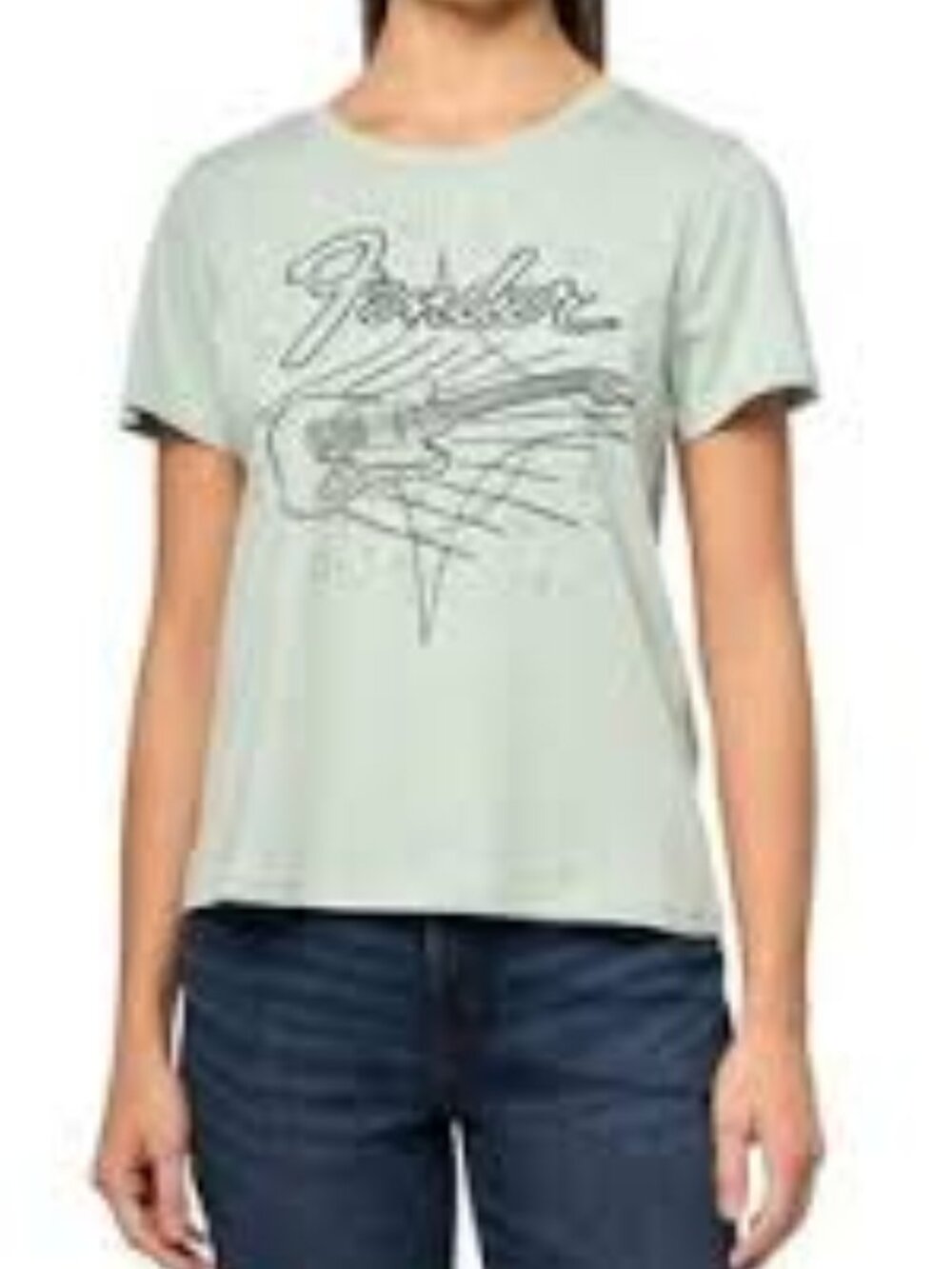 Fender for Lucky Brand Moss Green Tshirt m